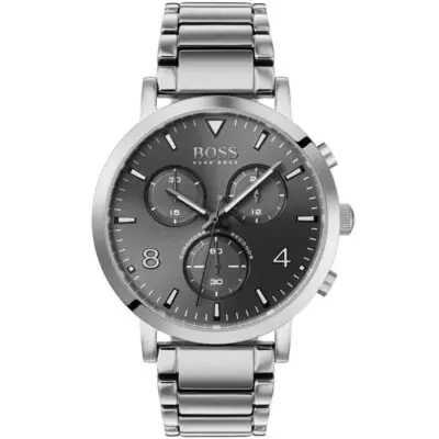 Hugo Boss Watch Men Silver Metal Spirit 1513696