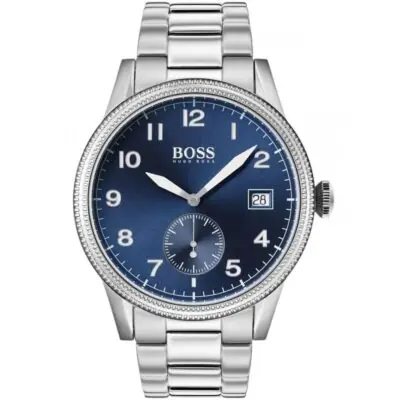 Hugo Boss Watch Men Silver Metal Legacy 1513707