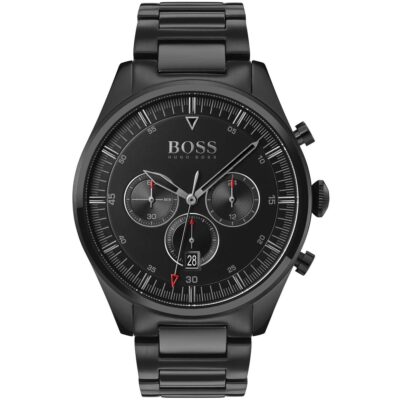 Hugo Boss Watch Men Black Metal Pioneer 1513714