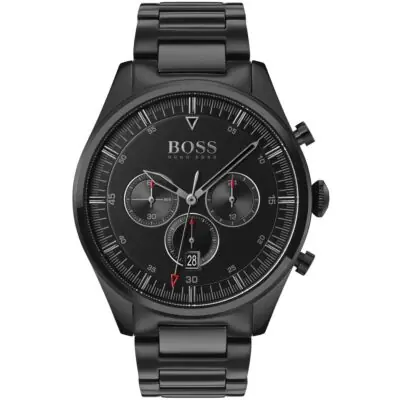 Hugo Boss Watch Men Black Metal Pioneer 1513714