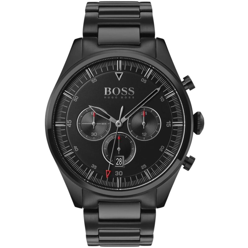 Hugo Boss Watch Men Black Metal Pioneer 1513714