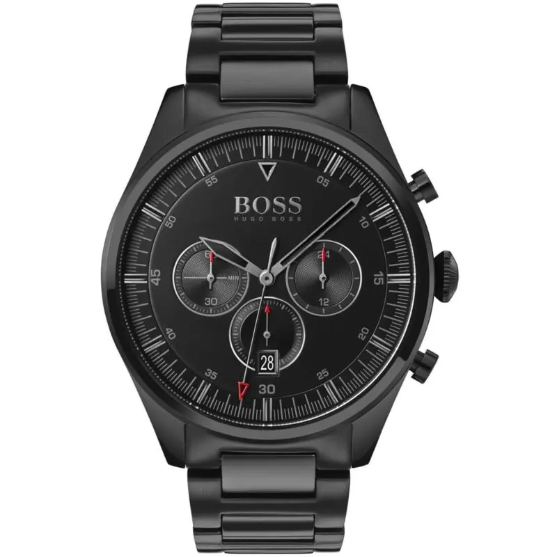 Hugo Boss Watch Men Black Metal Pioneer 1513714