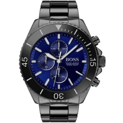 Hugo Boss Watch Men Black Metal Ocean Edition 1513743