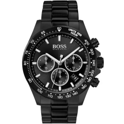 Hugo Boss Watch Men Black Metal Hero Sport 1513754