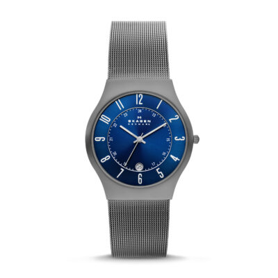 Sundby Titanium and Charcoal Steel Mesh Watch 233XLTTN - Skagen - Tia