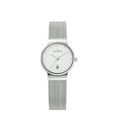 Women's Skagen Mesh Watch 355SSS1 - Tia