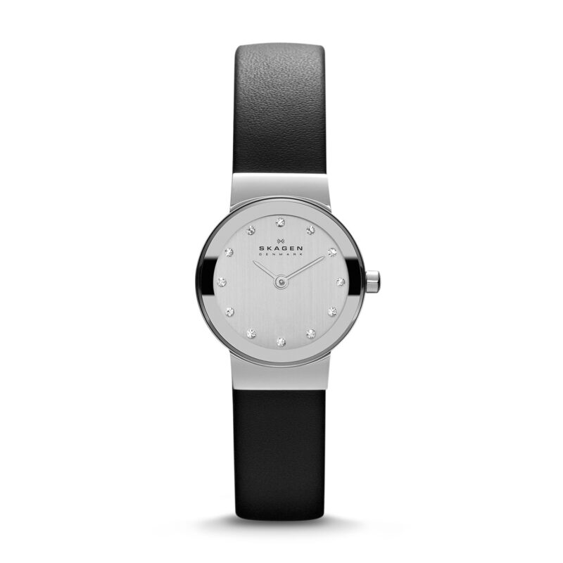 Skagen Women's Skagen Denmark Leather Glitz Watch 358XSSLBC - Tia