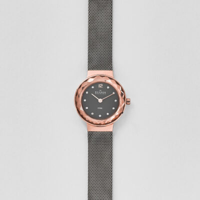 Skagen Leonora 456SRM Women Grey Stainless Steel Analog Dial Quartz Watch - Tia