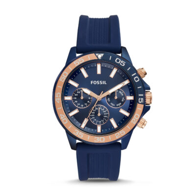 Fossil BQ2498 Bannon Blue Silicone Men's Watch - Tia