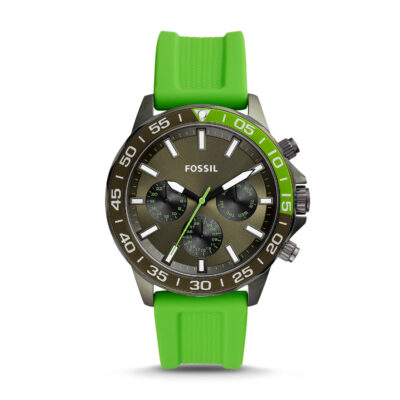 FOSSIL Original Cinturino In Silicone BQ2501 Verde 22 Mm - eBay - Tia