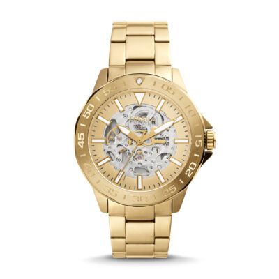 Bannon Automatic Gold-Tone Stainless Steel Watch - BQ2680 - Fossil - Tia