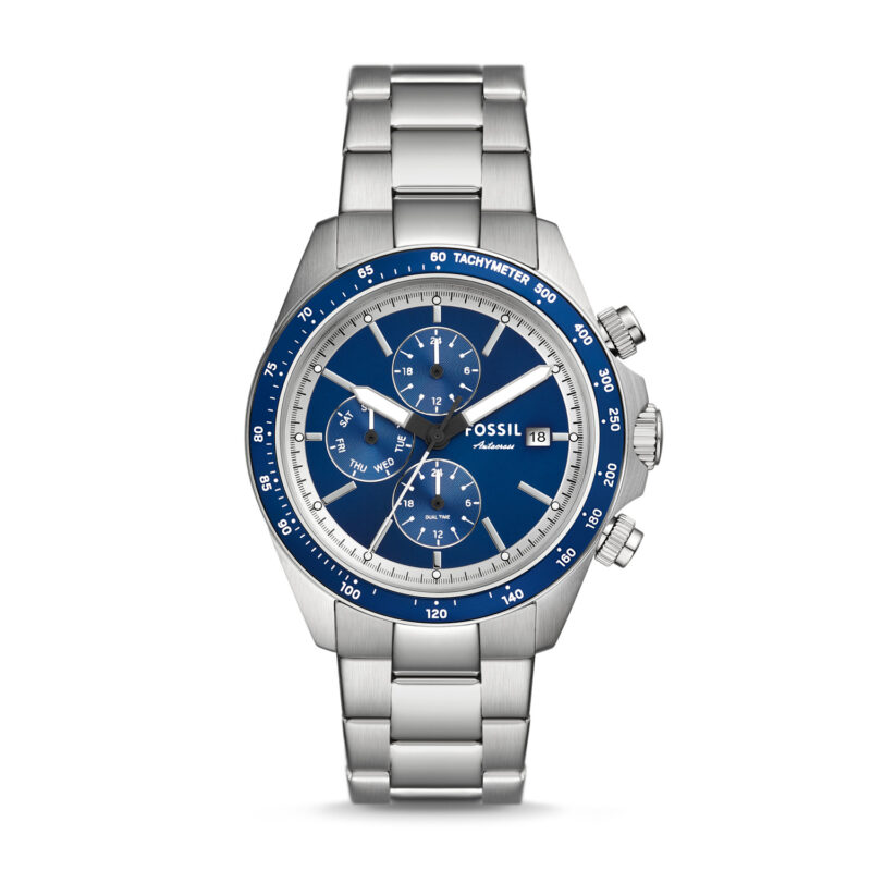 Autocross Multifunction Stainless Steel Watch - BQ2869 - Fossil - Tia