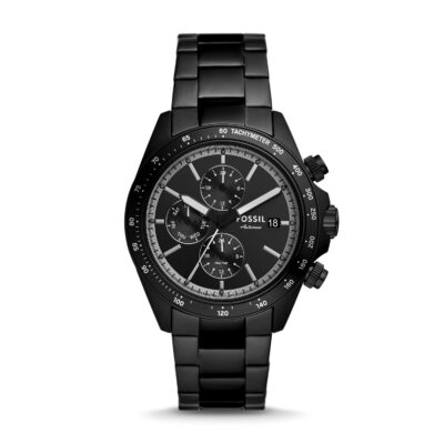 Autocross Multifunction Black Stainless Steel Watch - BQ2875 - Fossil - Tia