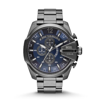 DZ4329 Man: Mega Chief watch with gunmetal plating | Diesel