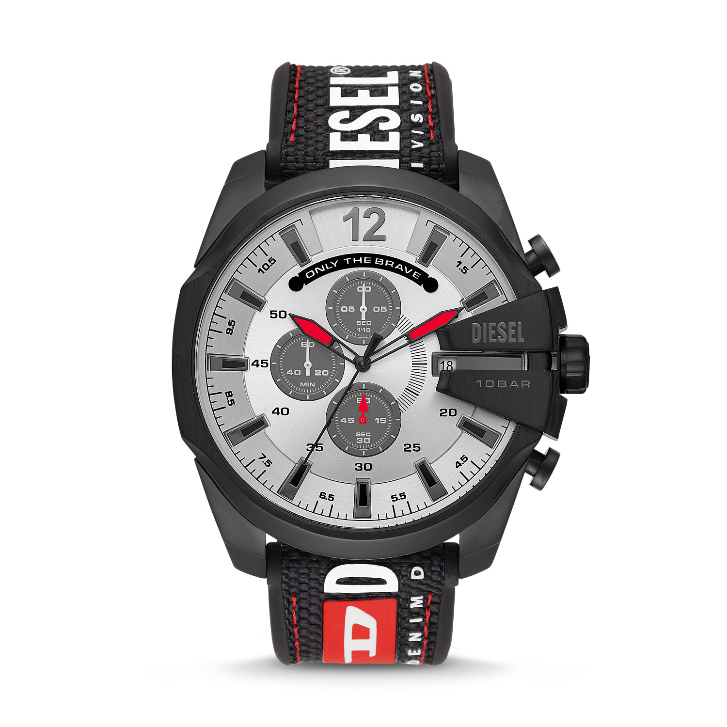 Diesel Mega Chief Watch for Men, Chronograph Men's Watch