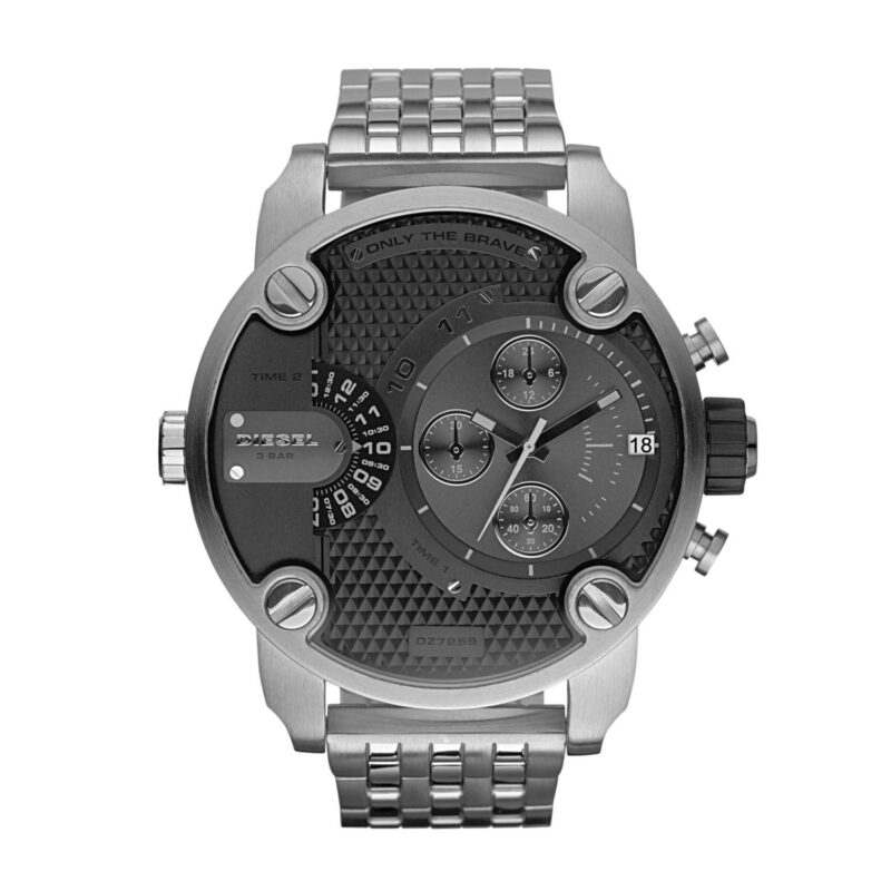 Diesel SBA Dual Time Chronograph Grey Dial Men's Watch DZ7259