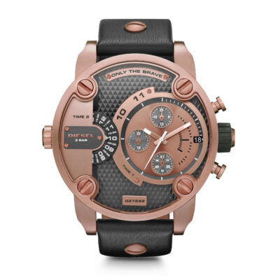 Diesel Dz7282 Men S Little Daddy Rose Gold Chronograph Watch