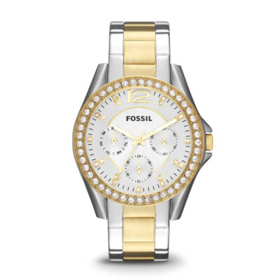 Riley Multifunction Two-Tone Stainless Steel Watch - ES3204 - Fossil - Tia