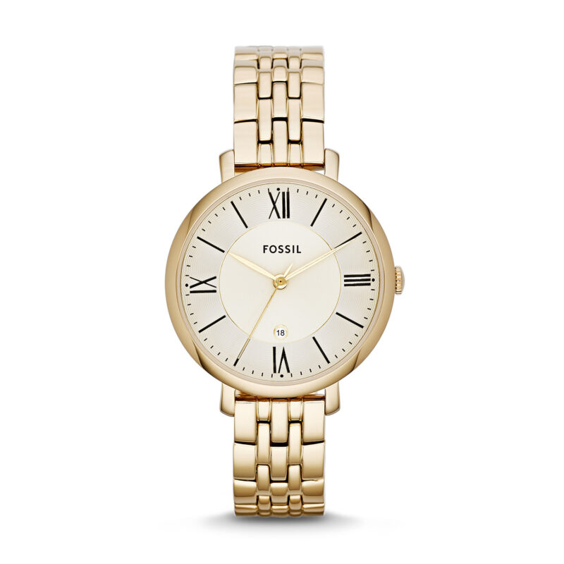 Fossil Jacqueline Gold-Tone Stainless Steel Watch - ES3434 - Fossil - Tia