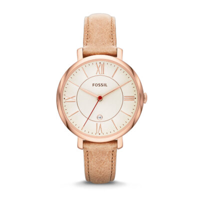 UPC 796483066458 - Fossil Women s Jacqueline Three-Hand Tan ... - UPCitemdb - Tia