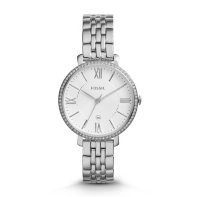 Fossil Jacqueline Women's Silver Dial Stainless steel Watch ES3631 - Tia