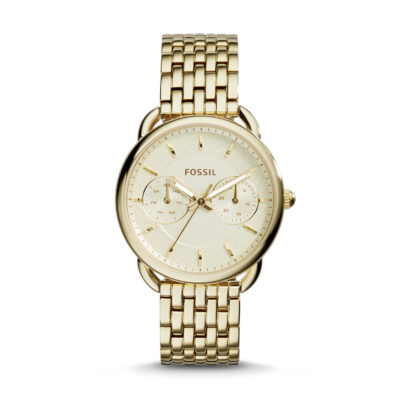 Women's Gold-Tone Fossil Tailor Multi-Function Steel Watch ES3714 - Tia