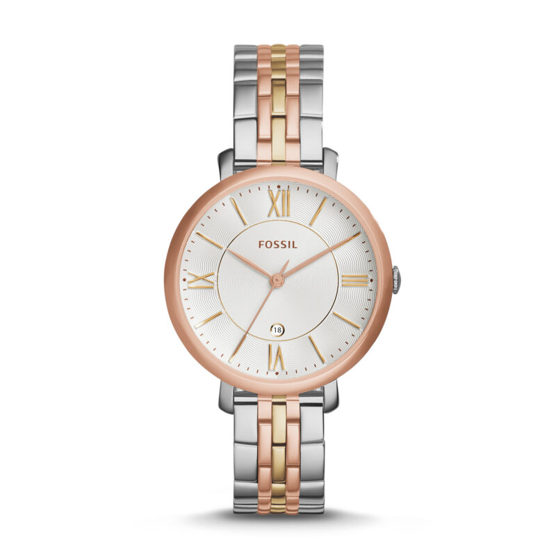 UPC 796483181991 - Fossil Women's ES3844 Jacqueline Three-Hand Date ... - Tia
