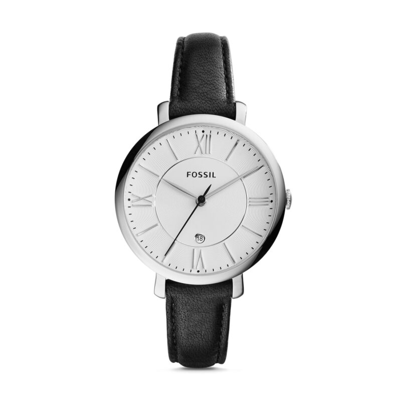 Women's Fossil Jacqueline Leather Strap Watch ES3972 - Tia