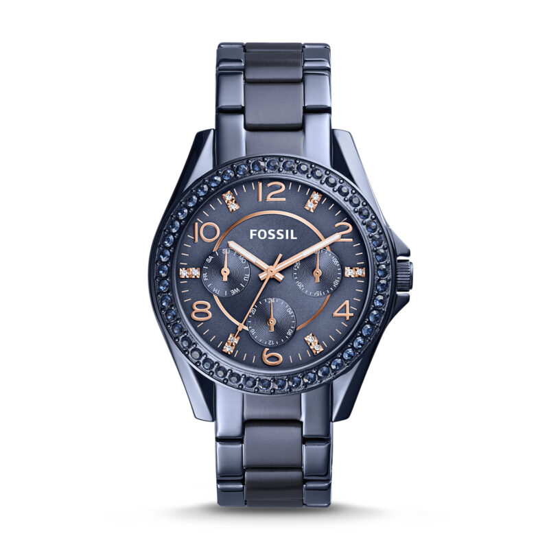 Fossil Riley Multifunction Blue Dial Ladies Watch ES4294 - Tia