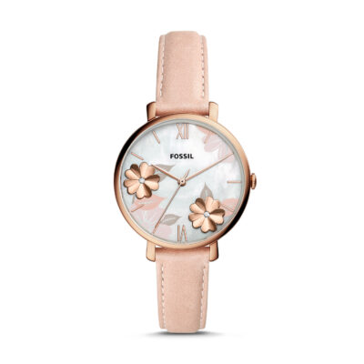 Fossil Jacqueline Quartz White Dial Ladies Watch ES4671 - Tia
