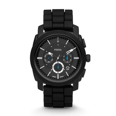 Fossil FS4487 Men's Machine Chronograph Analog Quartz Watch, 45mm ... - Tia