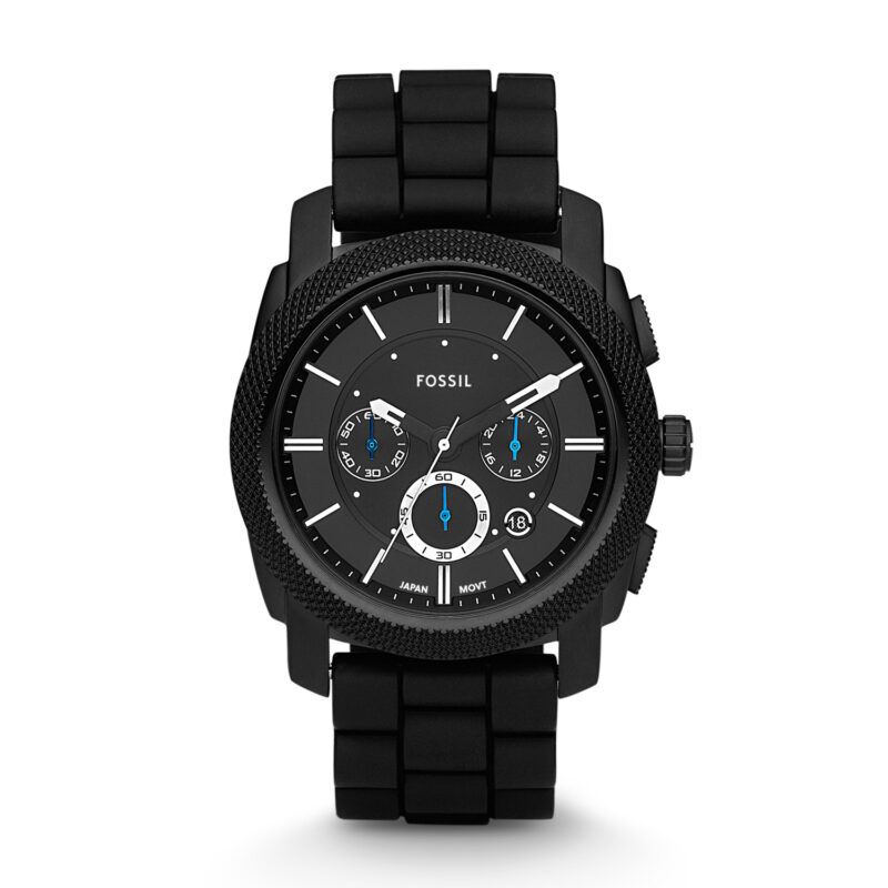 Fossil FS4487 Men's Machine Chronograph Analog Quartz Watch, 45mm ... - Tia