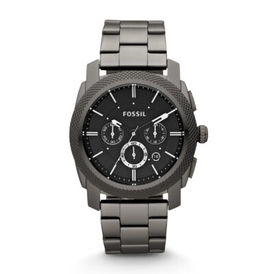 Machine Chronograph Smoke Stainless Steel Watch - FS4662 - Fossil - Tia