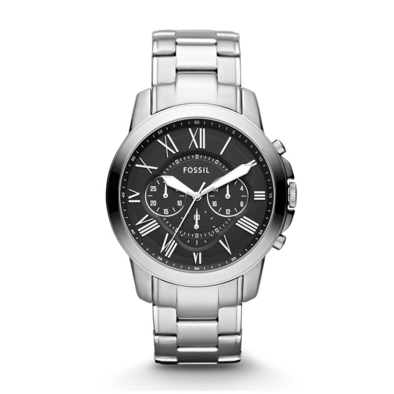 Fossil Grant Chronograph Stainless Steel Watch - FS4736