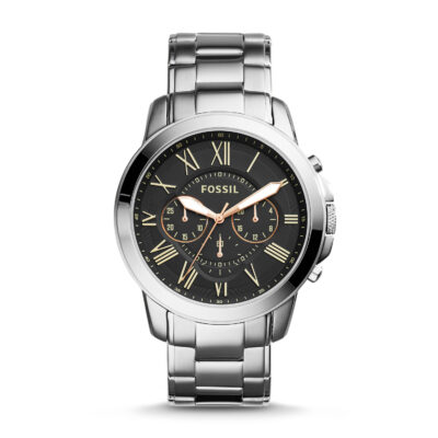 Fossil Men's Fossil Grant Chronograph Stainless Steel Watch FS4994