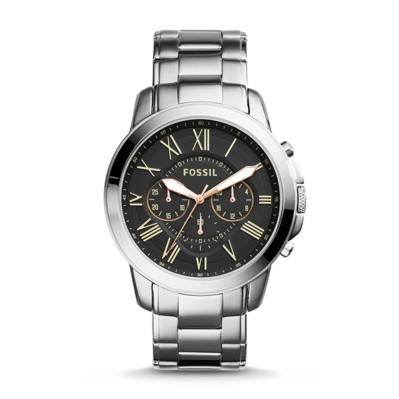 Fossil Men's Fossil Grant Chronograph Stainless Steel Watch FS4994