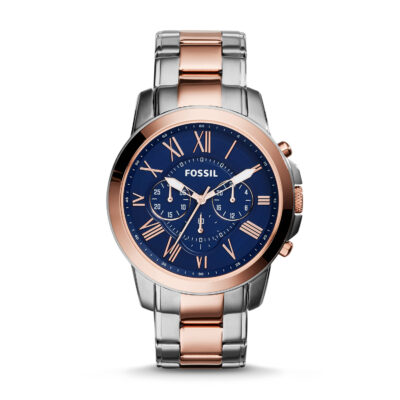 Fossil Grant Men's Two-Tone Chronograph Stainless Steel Watch FS5024