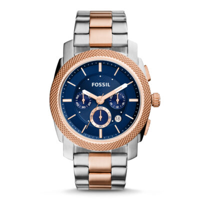 Men's Two-Tone Fossil Machine Chronograph Steel Watch FS5037 - Tia