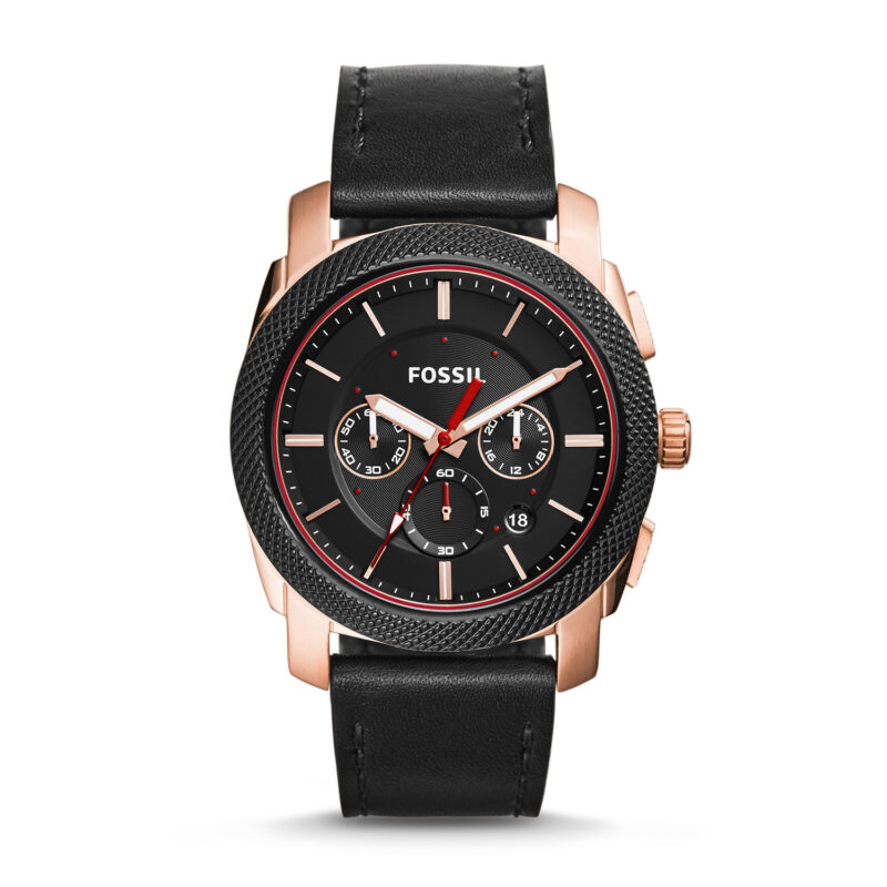 EAN 4053858565067 - Fossil Men's Machine Leather Chronograph Watch ... - Tia