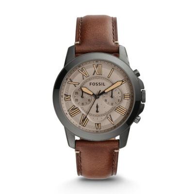 Fossil FS5214 Grant Brown Dial Men's Watch | WATCH ACES
