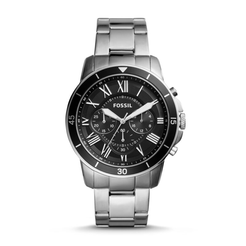 Fossil Men's Fossil Grant Sport Stainless Steel Chronograph Watch FS5236
