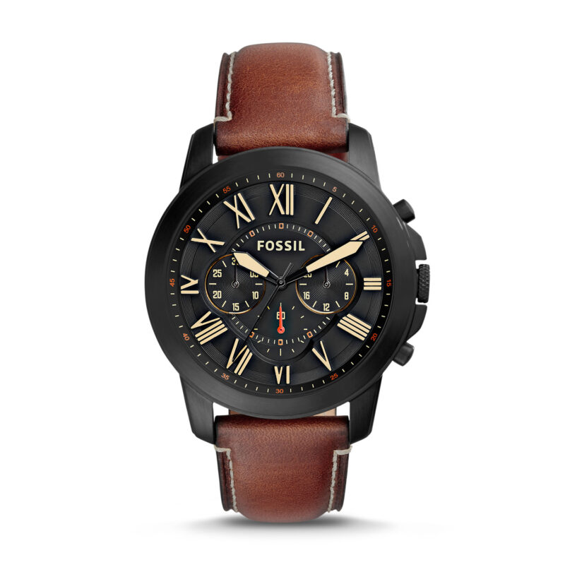 Fossil Grant Chronograph Black Dial Men's Watch FS5241