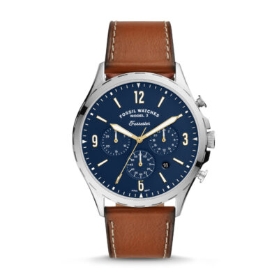 Fossil Forrester Chronograph Quartz Blue Dial Men's Watch FS5607