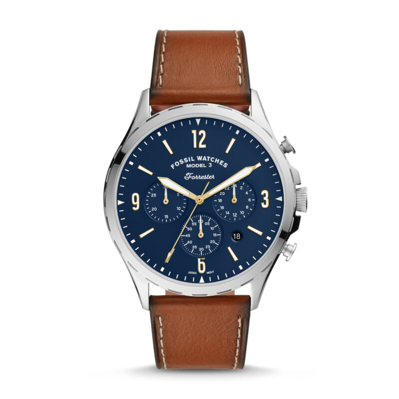 Fossil Forrester Chronograph Quartz Blue Dial Men's Watch FS5607