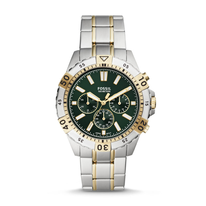 Fossil Garrett Chronograph Quartz Green Dial Men's Watch FS5622