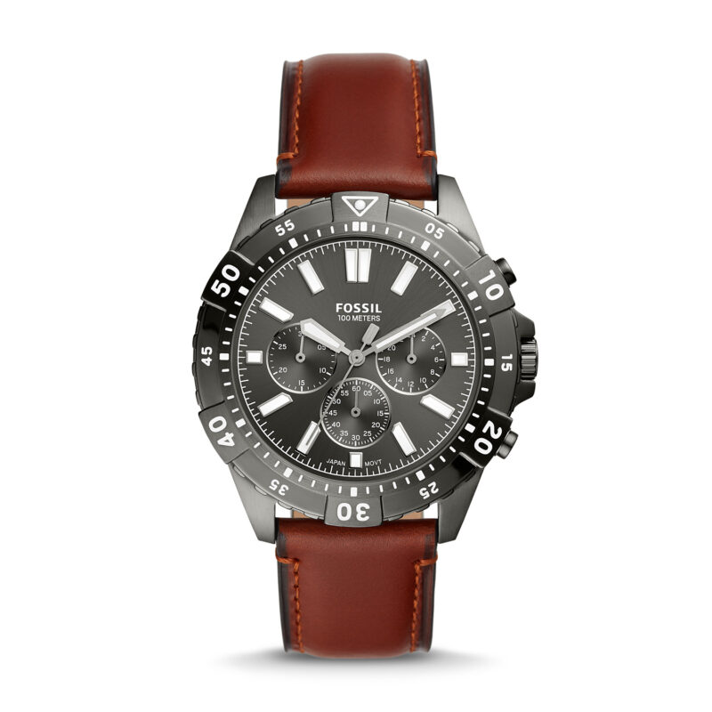 Fossil Garrett Chronograph Quartz Grey Dial Men's Watch FS5770