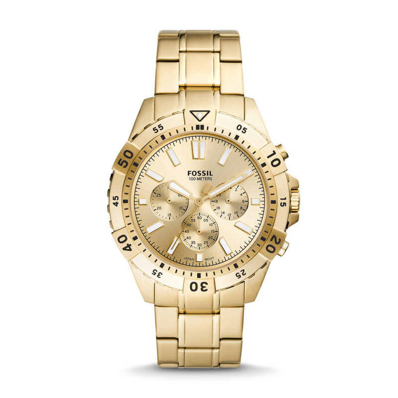 Fossil Garrett Chronograph Quartz Gold Dial Men's Watch FS5772