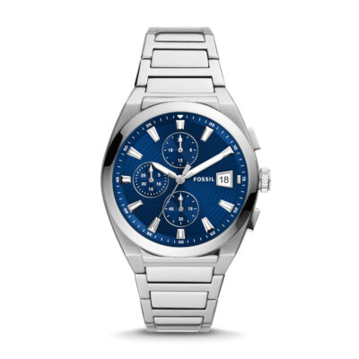 Fossil Everett Chronograph Stainless Steel Watch - FS5795