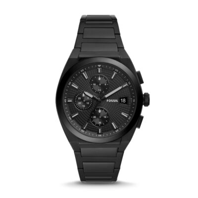 Fossil Everett Chronograph Quartz Black Dial Men's Watch FS5797