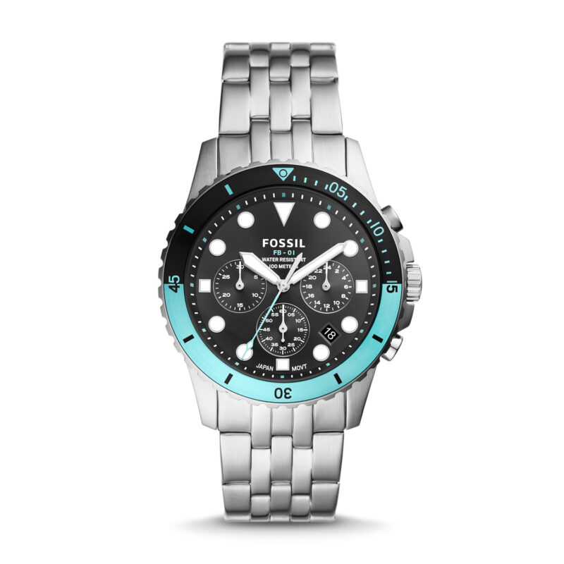 Fossil FB-01 Chronograph Stainless Steel Watch - FS5827I